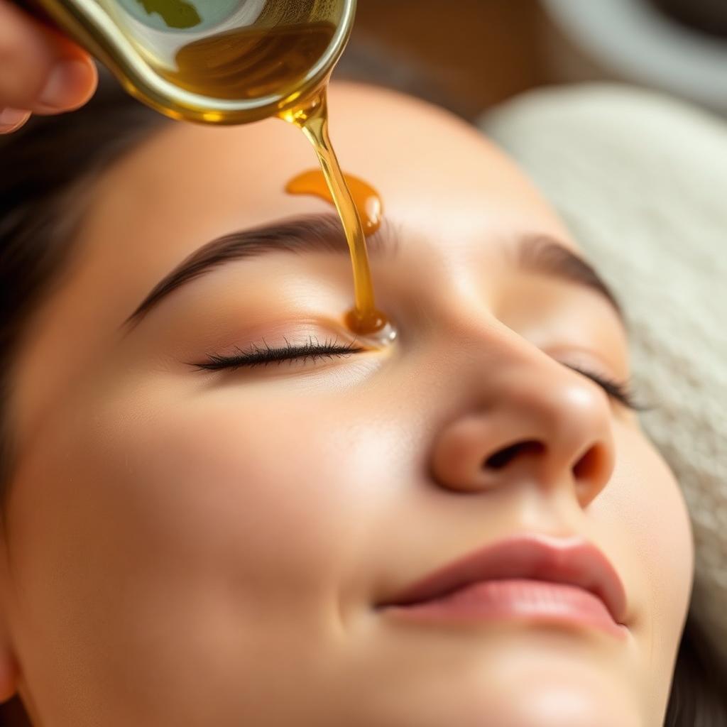 Ayurvedic Shirodhara treatment